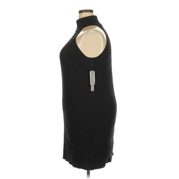 Anthropologie One Sleeve Turtleneck Sweater Dress - Size 2X - NWT Retail: $168 - Picture 5 of 8